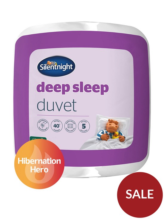 front image of silentnight-deep-sleep-105-tog-duvet