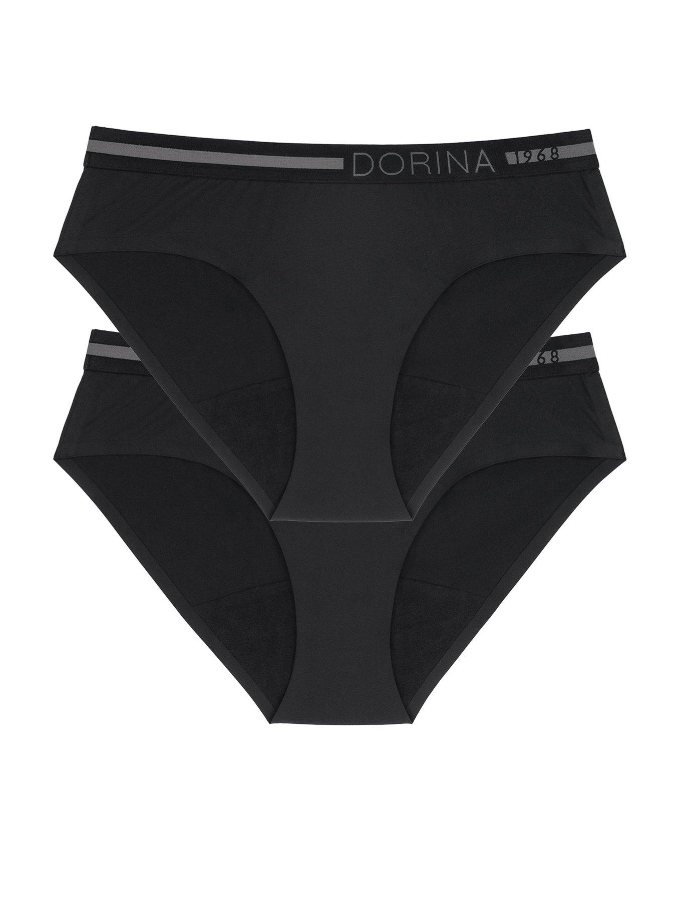  image of dorina-moon-2-pack-hipster-daytime-period-pants-black