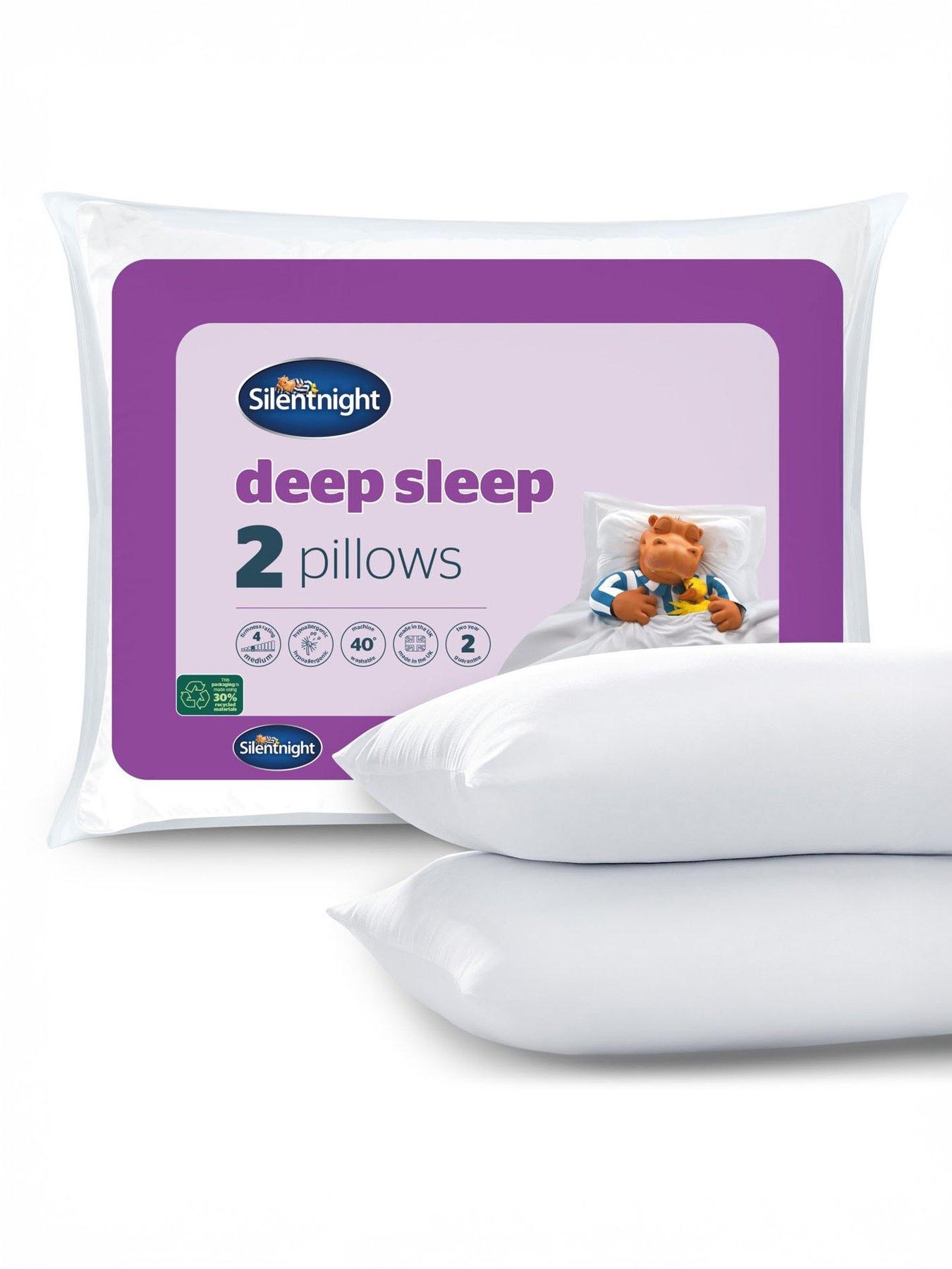 Image 1 of 7 of Silentnight Deep Sleep Pillows Pair
