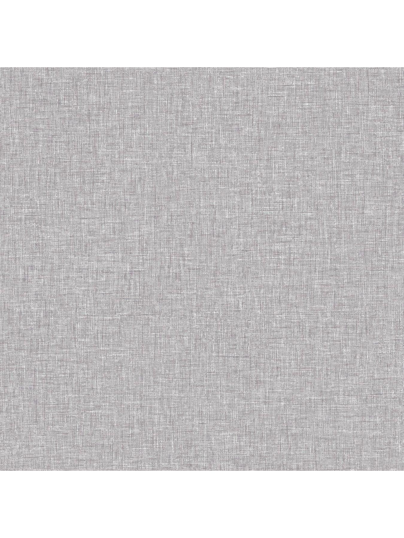 ARTHOUSE Grey Linen Texture Peel & Stick Wallpaper | littlewoods.com