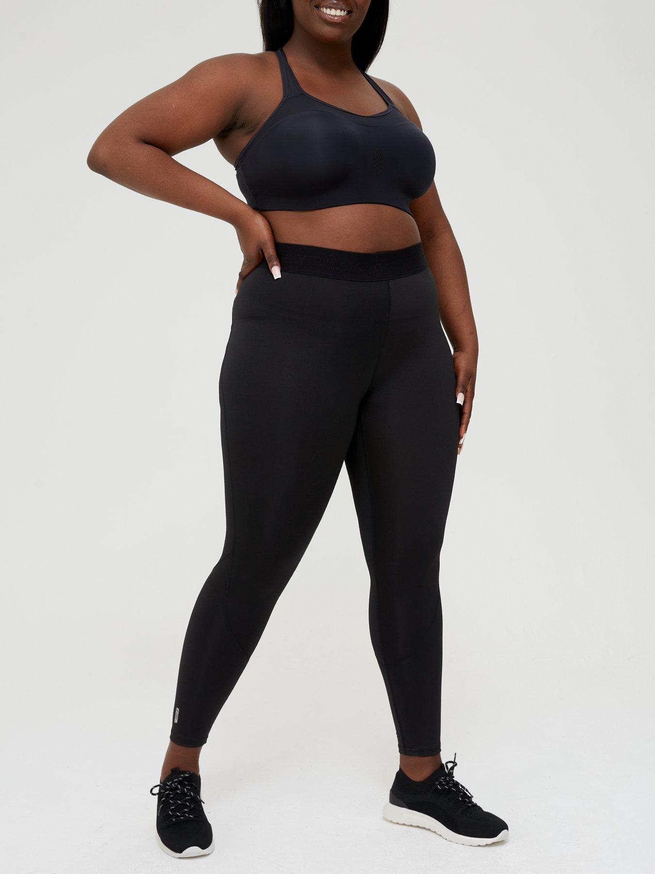 DON'T MESH AROUND LEGGINGS BLACK CURVY, Rhythm Boutique