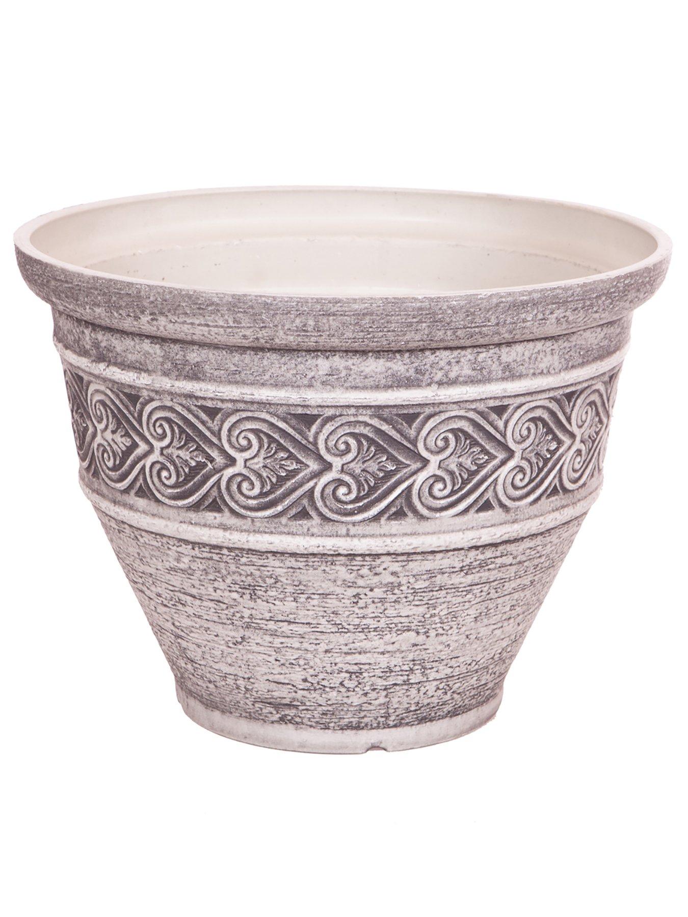 undefined Heart Washed Granite Planter - 40cm