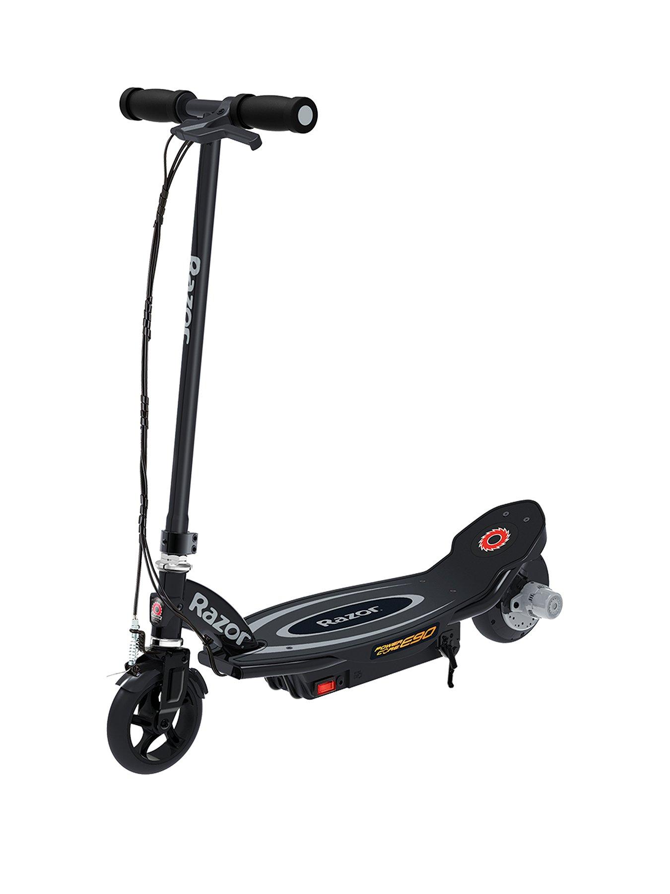 Razor Power Core E90 Electric Scooter for Kids 8+ - Black