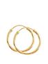  image of love-gold-9ct-yellow-gold-18mm-slim-tube-hoops