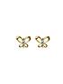  image of love-gold-9ct-butterfly-crystal-stud-earrings-with-gift-box