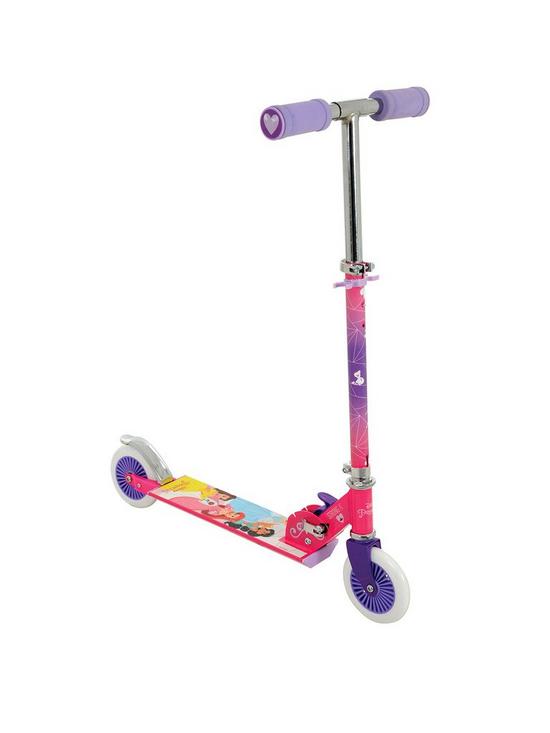 front image of disney-princess-folding-in-line-scooter