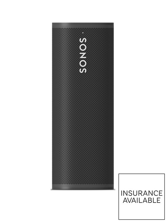 front image of sonos-roam-portable-smart-speaker-apple-airplay-2-amazon-alexa-google-assistant