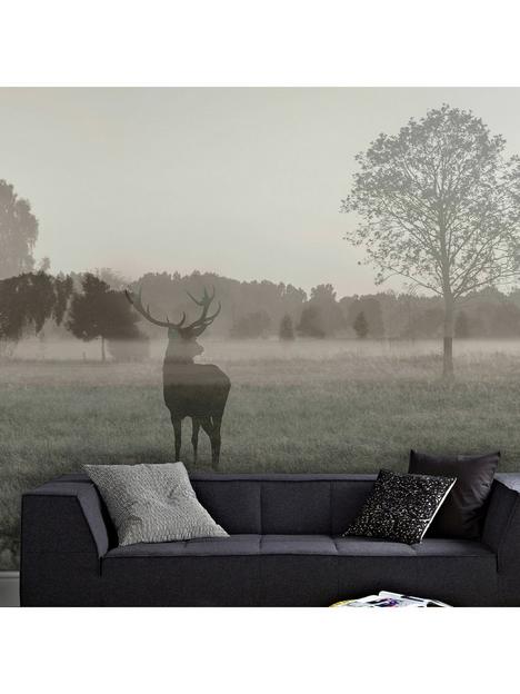 art-for-the-home-stag-in-the-woods-wall-mural