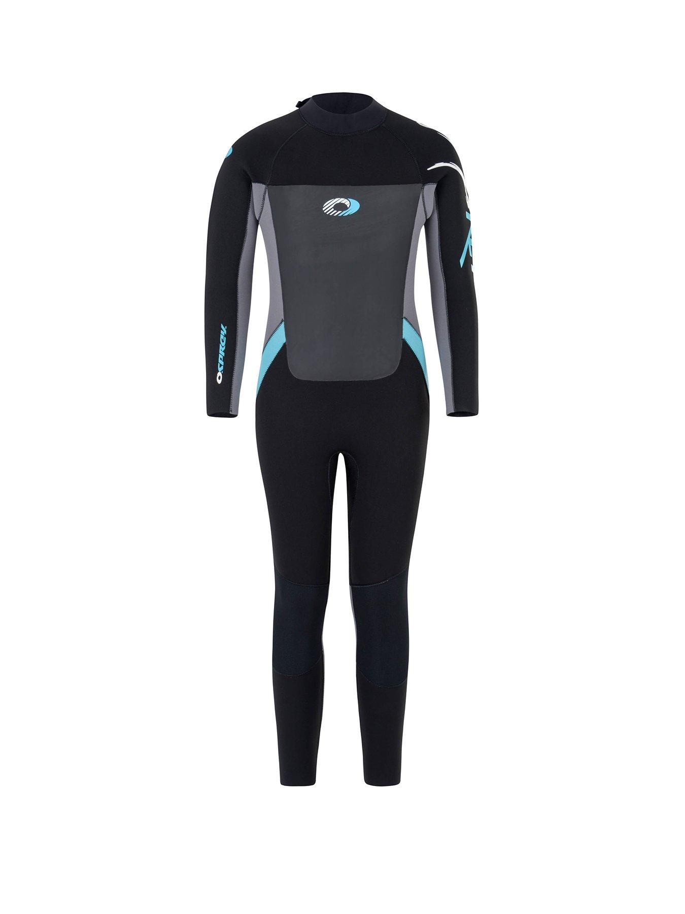 Image 1 of 6 of Osprey Origin Girls Long 5Mm Wetsuit Black/Blue