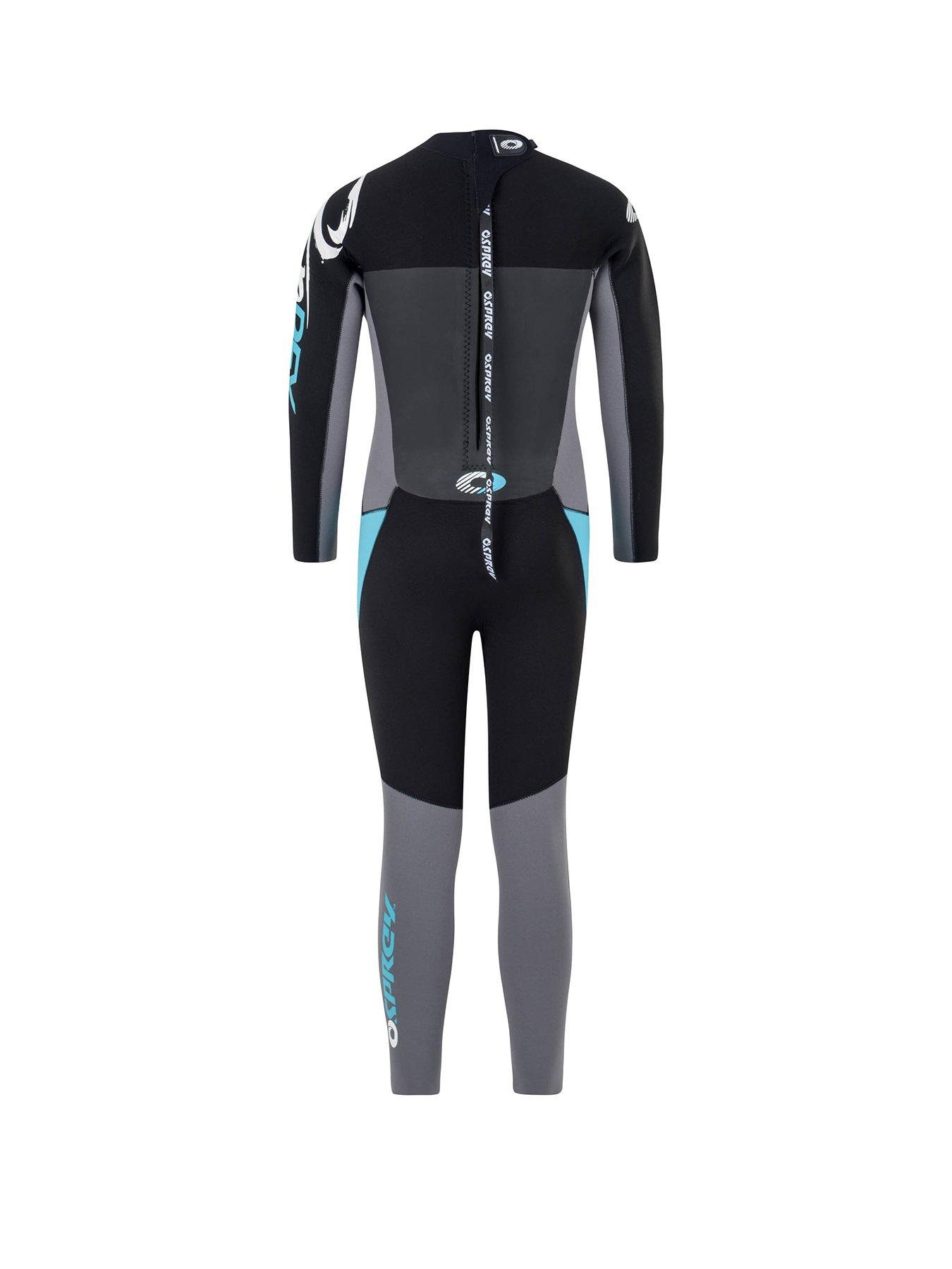 Image 2 of 6 of Osprey Origin Girls Long 5Mm Wetsuit Black/Blue