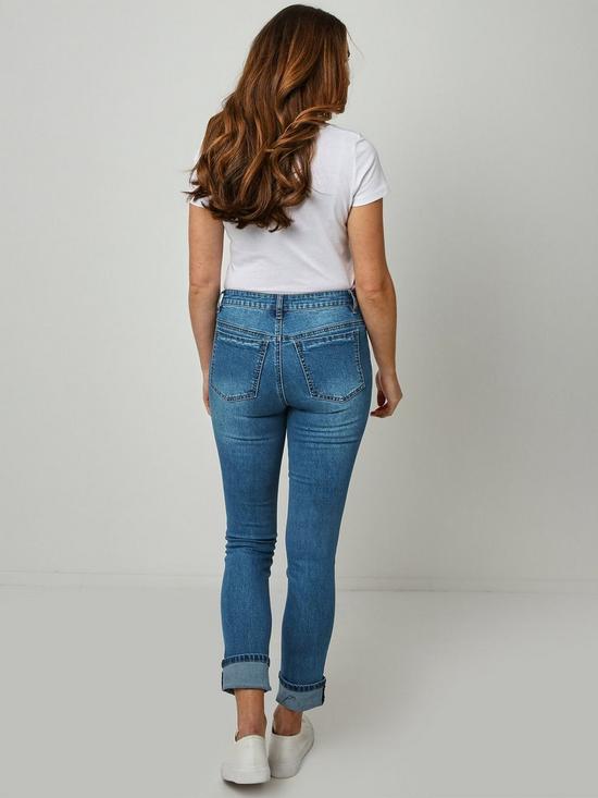 stillFront image of joe-browns-turn-up-jeans-mid-denim
