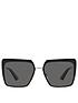 image of prada-square-sunglasses-black