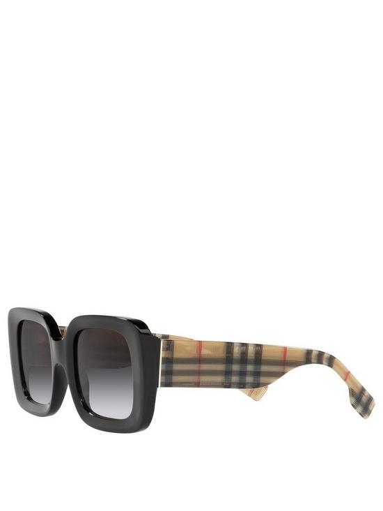 stillFront image of burberry-delilah-square-sunglasses-black