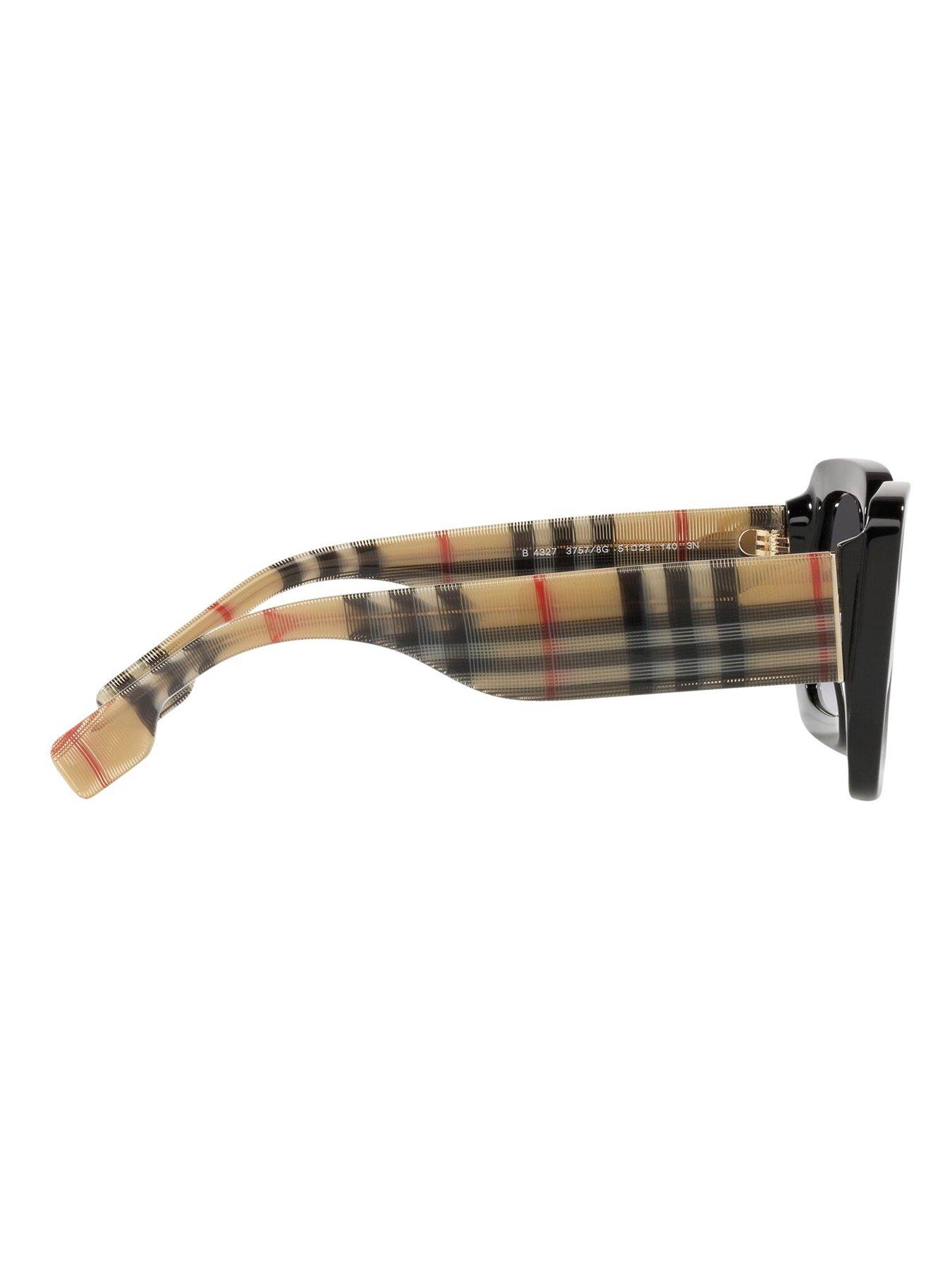  image of burberry-delilah-square-sunglasses-black