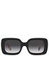  image of burberry-delilah-square-sunglasses-black
