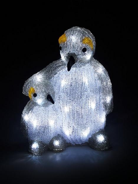 mummy-and-baby-penguin-acrylic-outdoor-christmasnbsplight