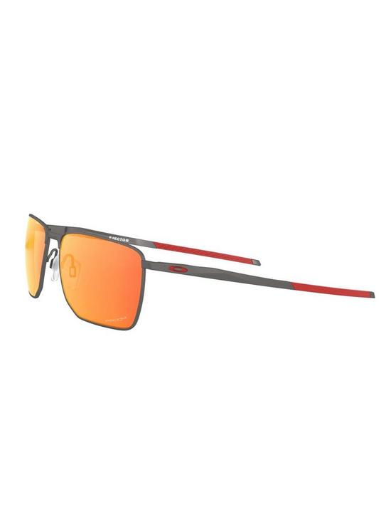back image of oakley-ejector-sunglasses-gunmetal