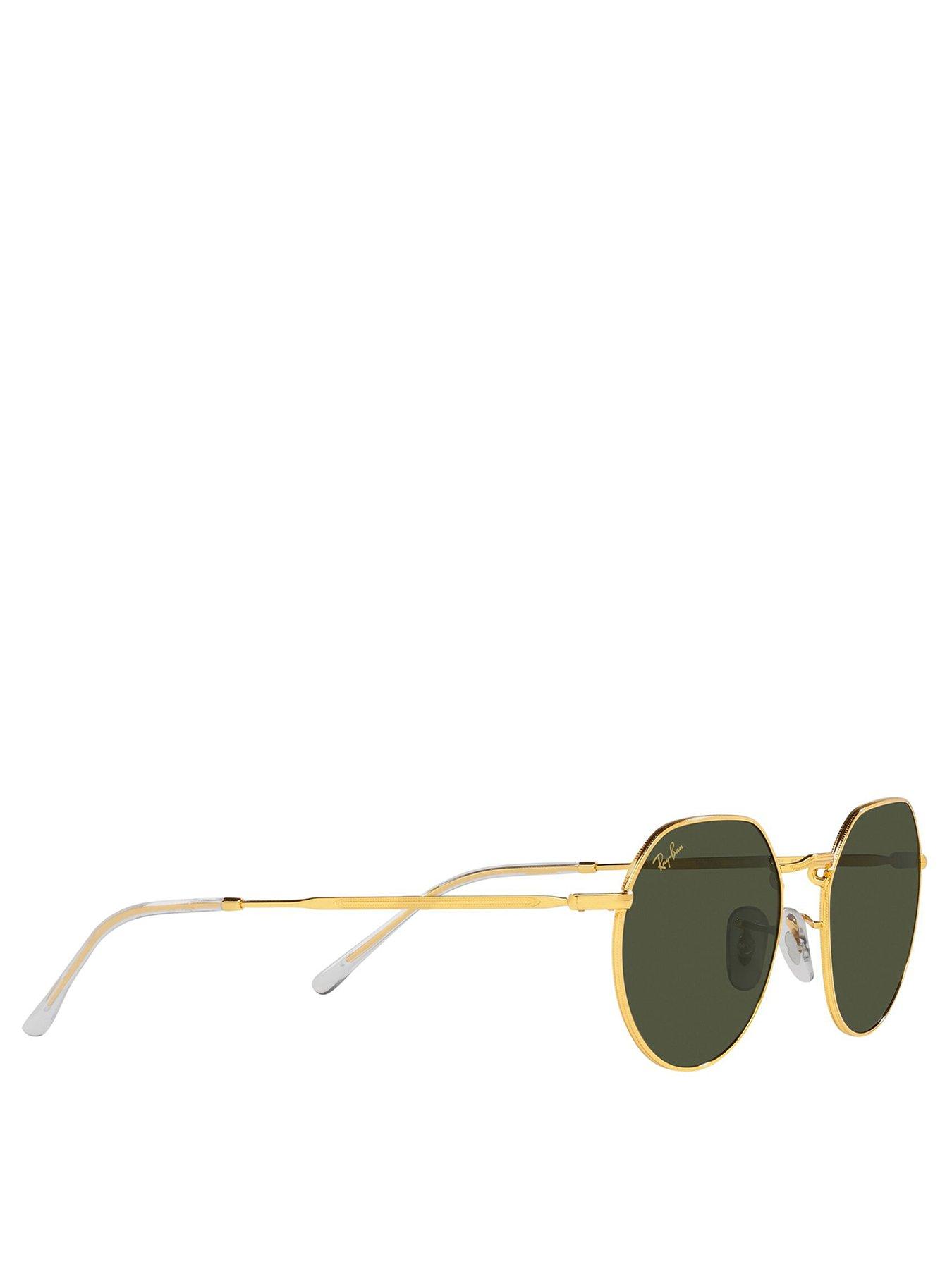 Ray-Ban Jack Round Metal Sunglasses - Gold