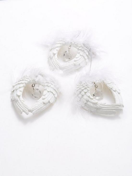 stillFront image of very-home-set-of-3nbspangel-wings-christmas-tree-decorations