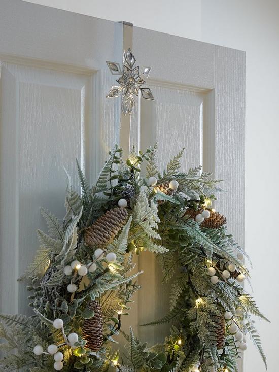 front image of christmas-wreath-snowflake-hangers-ndash-set-of-2nbsp
