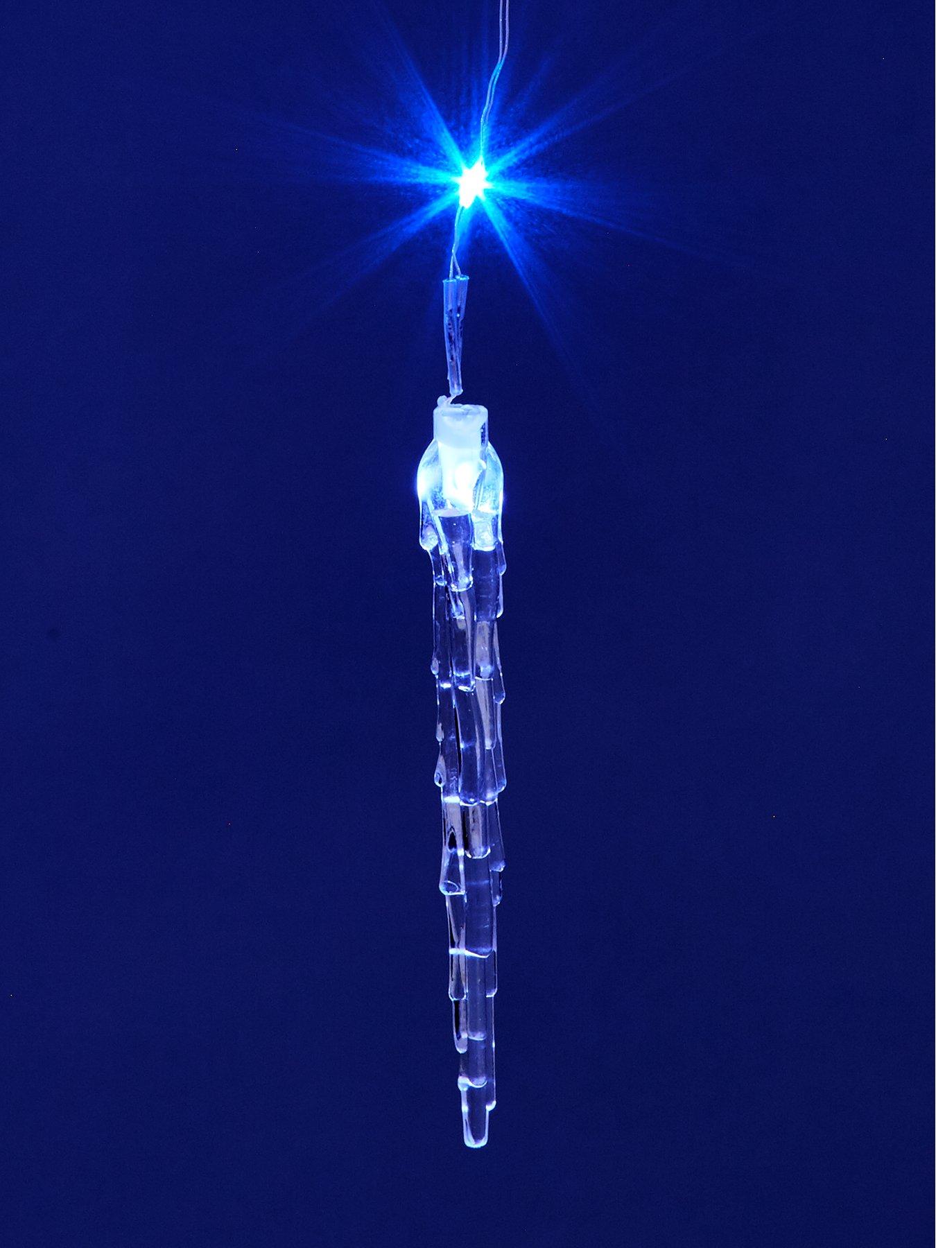  image of blue-icicle-window-indoor-christmas-curtain-light-200nbspcm