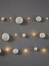  image of very-home-160-led-snowball-light-christmasnbspgarland
