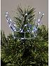  image of very-home-led-crown-christmas-tree-topper-light-silver