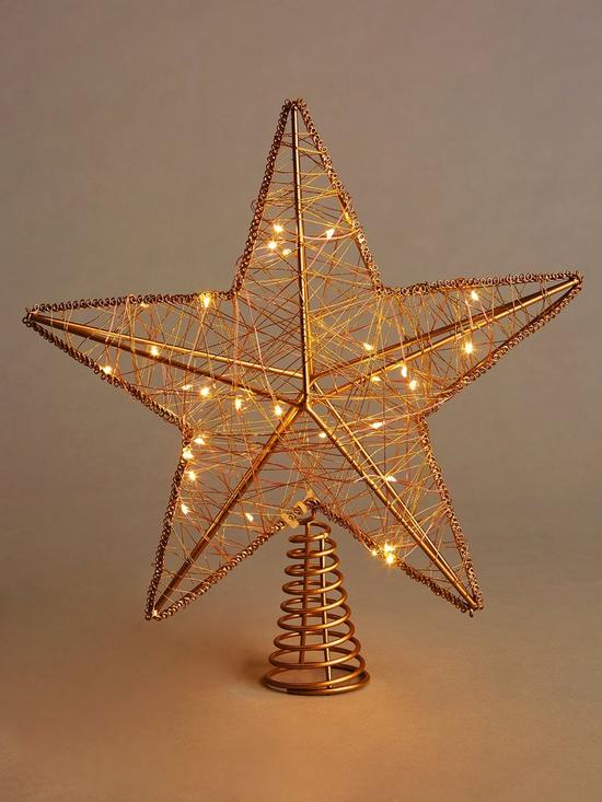 stillFront image of very-home-gold-light-up-tree-topper