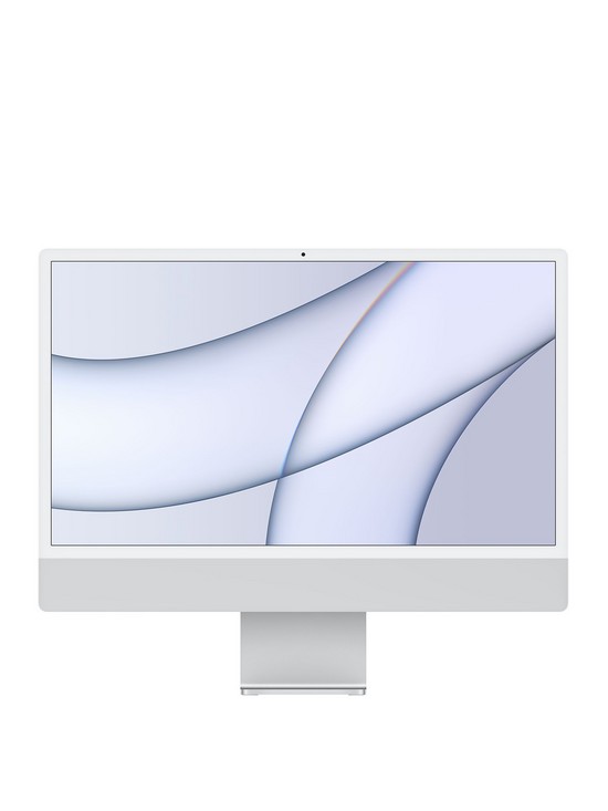 front image of apple-imac-m1-2021-24-inch-with-retina-45k-display-8-core-cpu-and-8-core-gpu-256gb-storage-silver