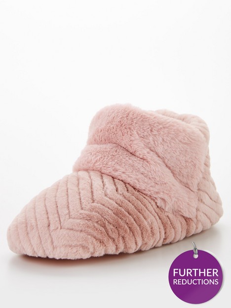 v-by-very-faux-fur-slipper-boot-pink