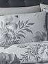 image of catherine-lansfield-dramatic-floral-duvet-cover-set-grey