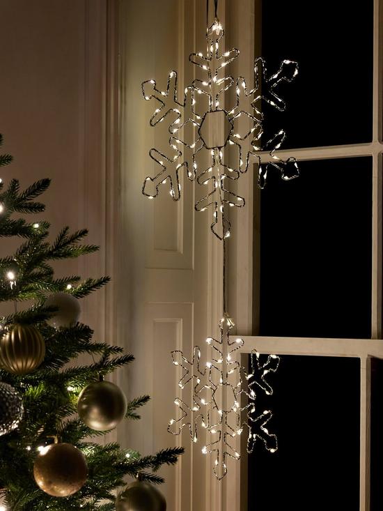 front image of set-ofnbsp2-pre-lit-hanging-snowflake-christmas-decorations