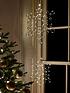  image of set-ofnbsp2-pre-lit-hanging-snowflake-christmas-decorations