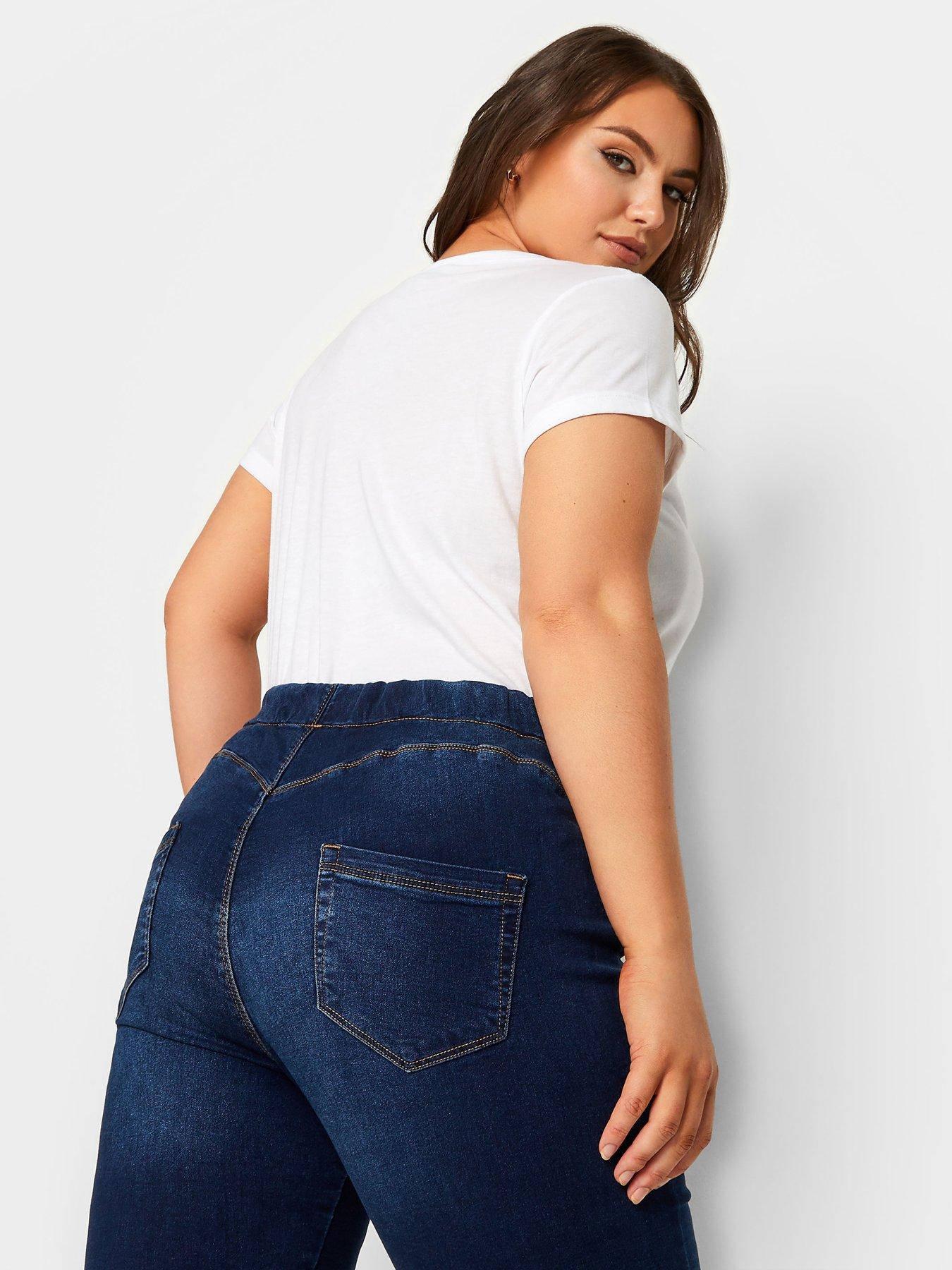 Image 2 of 3 of Yours For Good Bum Shaper Jeggings - Indigo
