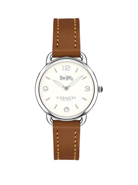 coach-delancey-slim-white-dial-brown-strap-watch