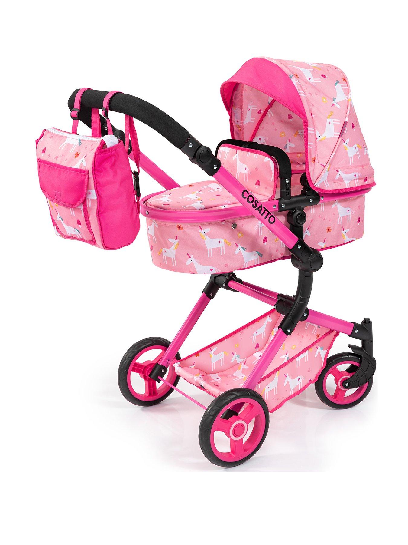 Image 2 of 7 of Cosatto Unicorn Print Wonder Doll Pram