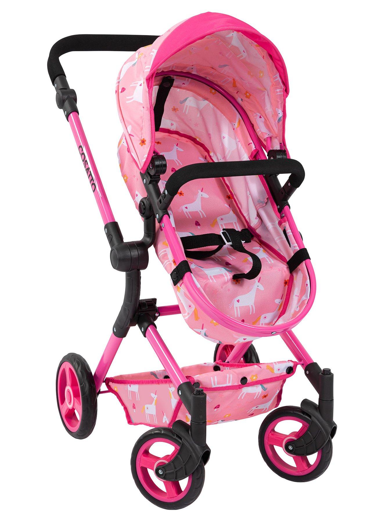 Image 4 of 7 of Cosatto Unicorn Print Wonder Doll Pram