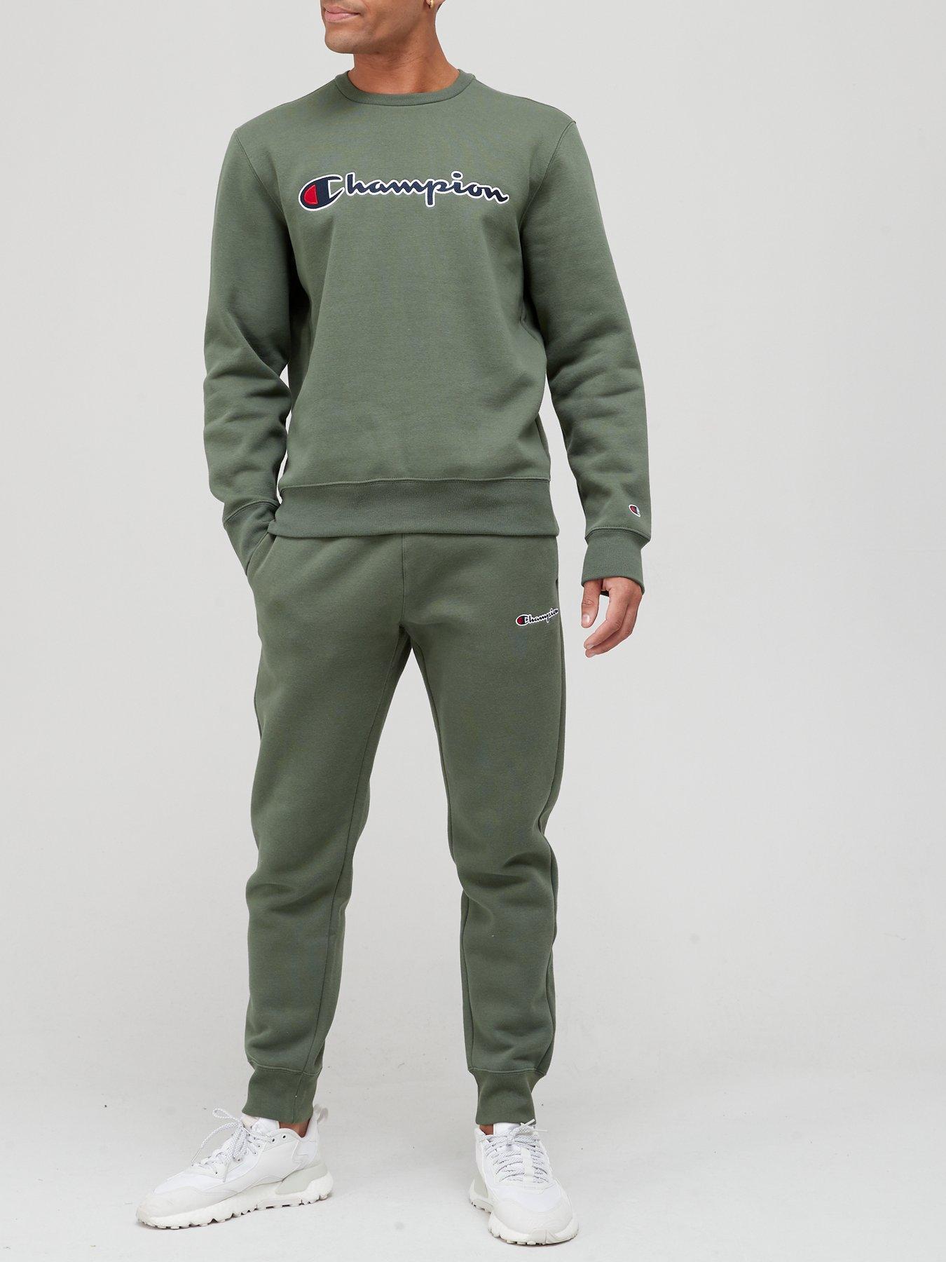 champion sweatpants and shirt