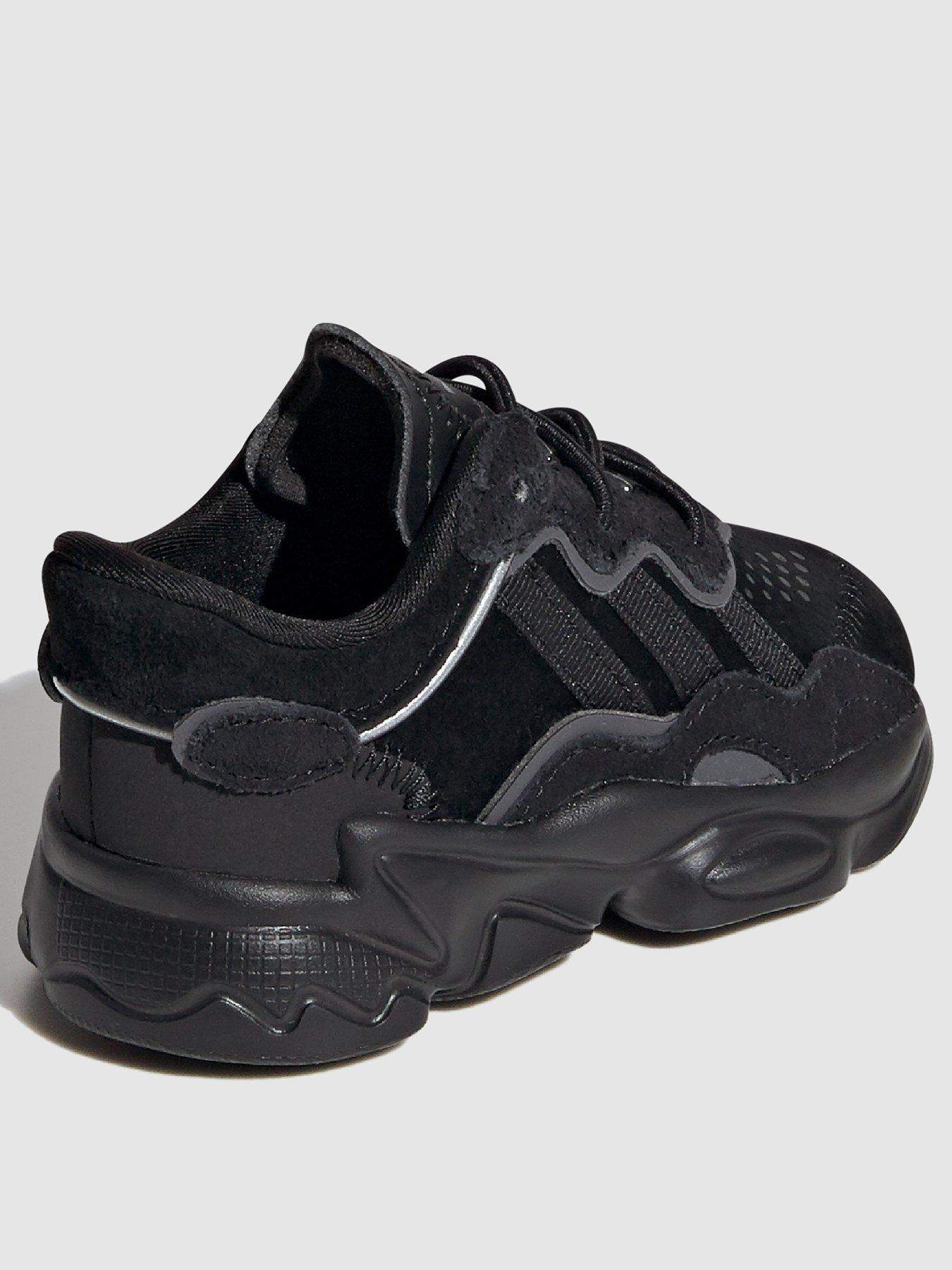 adidas Originals Infant Unisex Ozweego Trainers Triple Black