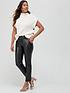 v-by-very-faux-leather-slim-cigarette-trouser-blackfront