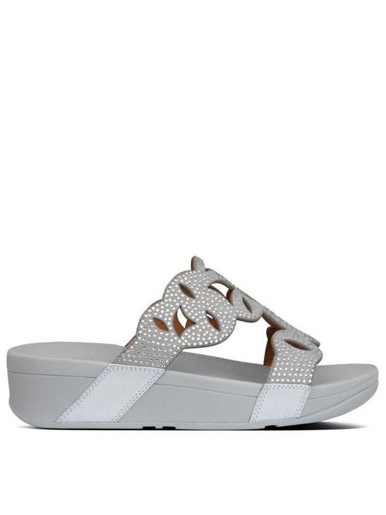back image of fitflop-elora-wedge-sandalsnbsp--silver