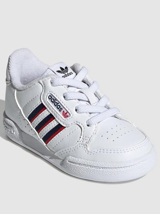 front image of adidas-originals-unisex-infant-continental-80-stripes