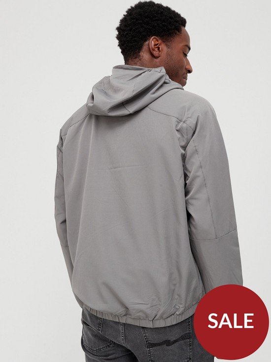 stillFront image of lyle-scott-sport-packable-pocket-front-anorak-grey