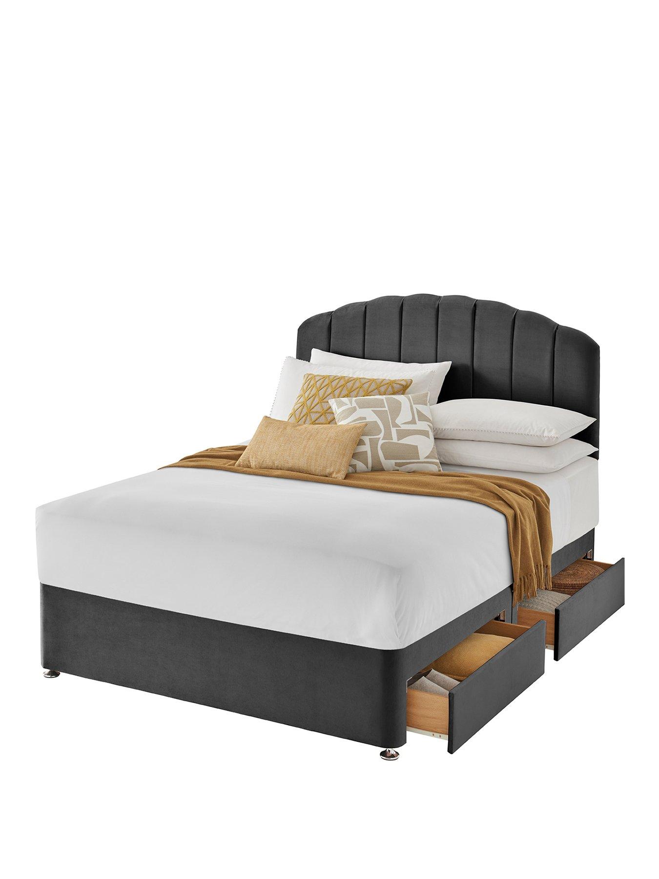 Image 2 of 5 of Silentnight Divan Velvet&nbsp;Bed Base with Storage Options