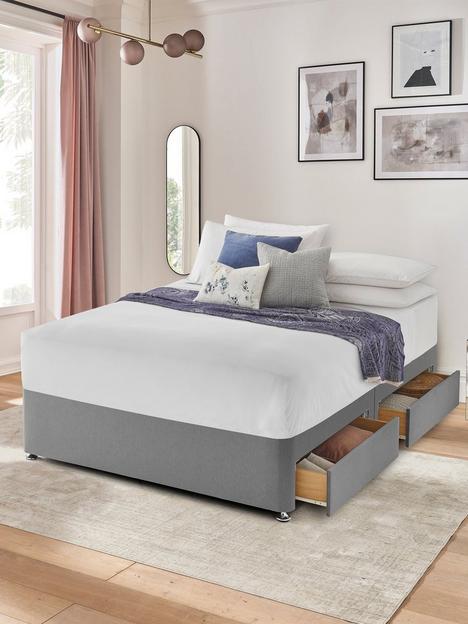 silentnight-fabric-divan-bed-with-storage-options-base-only-ndash-headboard-not-included
