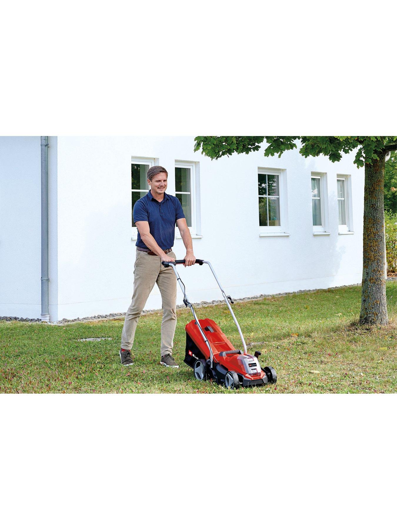  image of einhell-pxc-33cm-cordless-mower-ge-cm-1833-li-kit-18v-includes-battery