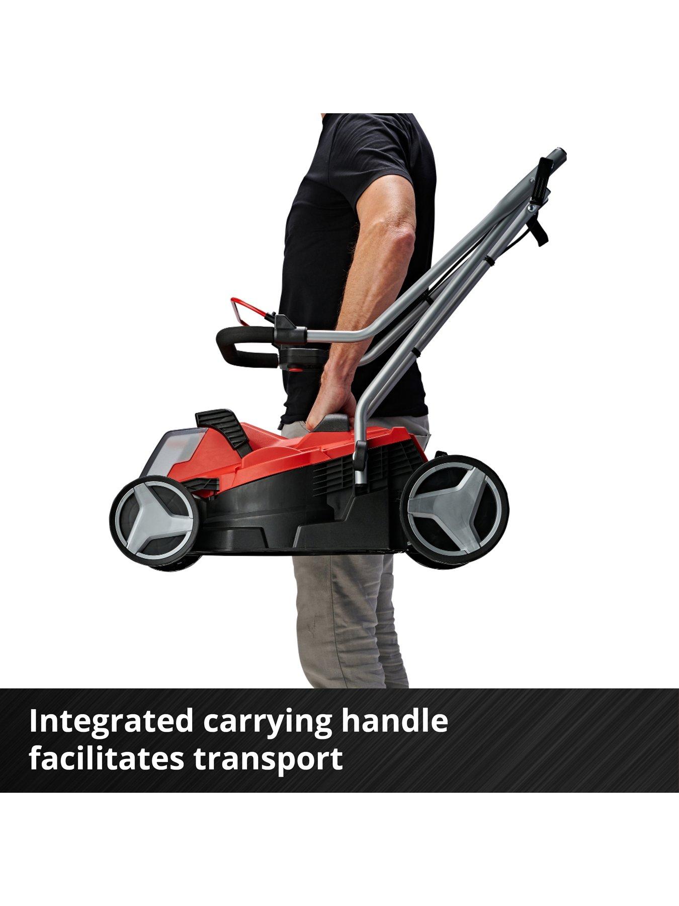  image of einhell-pxc-33cm-cordless-mower-ge-cm-1833-li-kit-18v-includes-battery