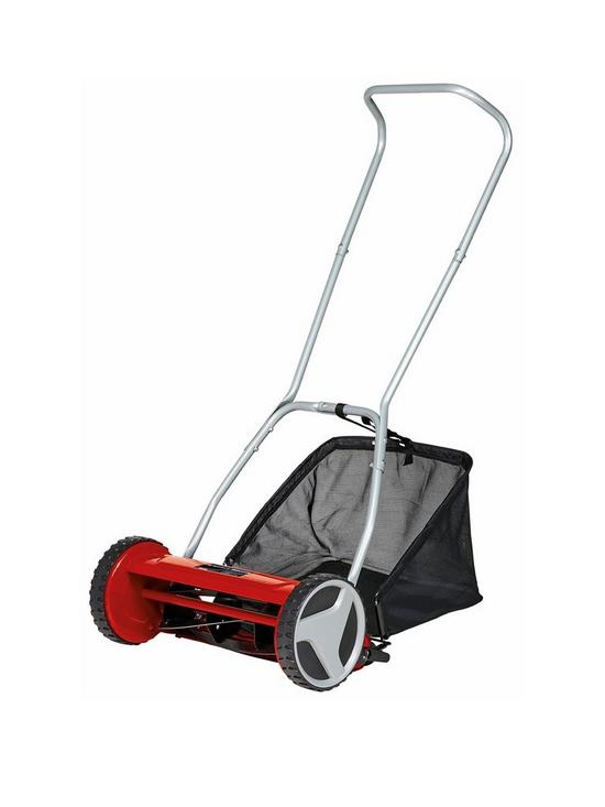 front image of einhell-garden-classic-hand-push-lawn-mower-40cm-width