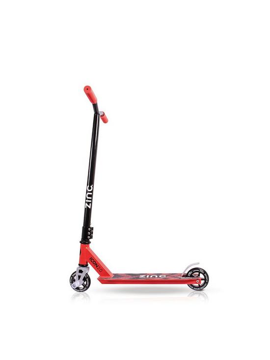 stillFront image of zinc-icon-20-stunt-scooter-red-black