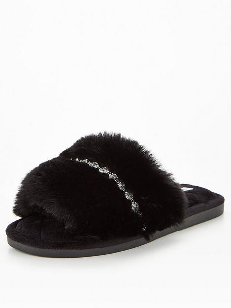 v-by-very-embellished-slider-slipper-black